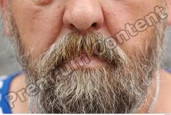 Mouth Man White Overweight Bearded